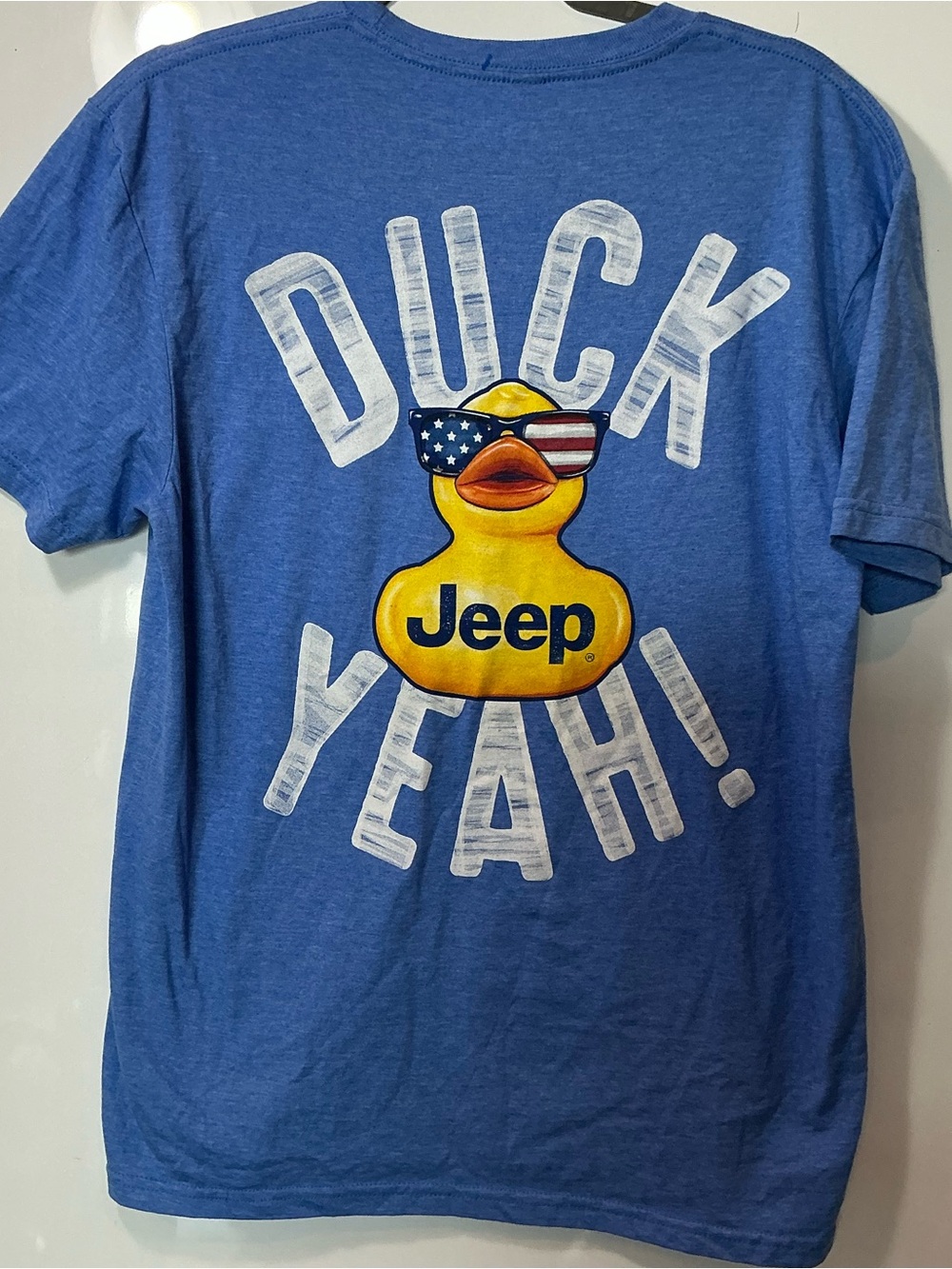 Jeep Duck Yeah Shirt Medium Funny Graphic Tee Rubber Duck Jeep Life Shirt